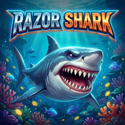 Razor Shark game image at FreshBet Casino for online casino players in the United Kingdom